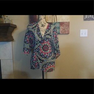 A multicolor cardigan